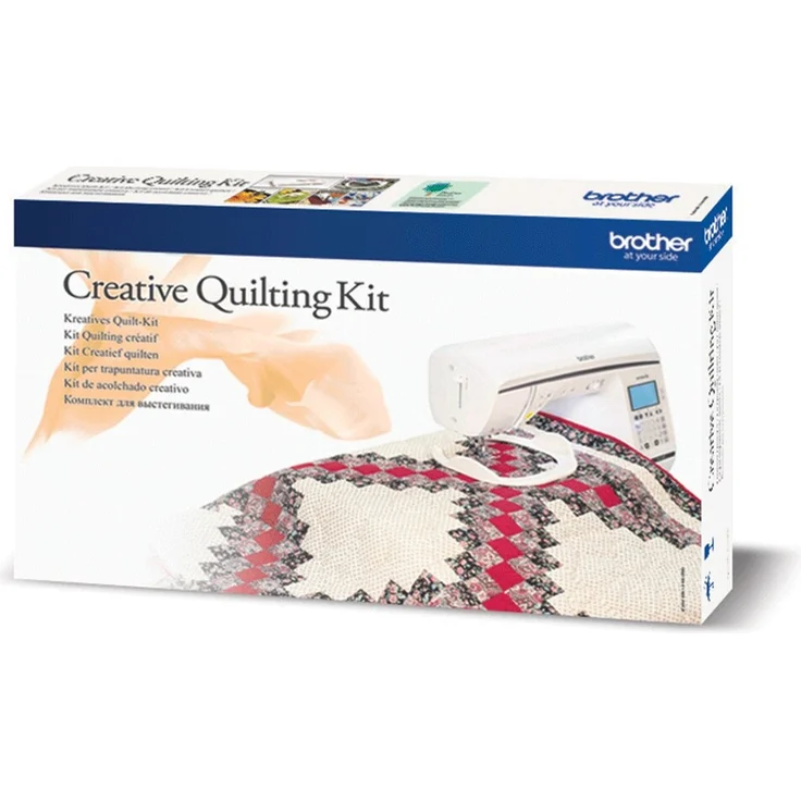 Brother Creative Quilting Kit QKF2, Nähmaschinen-Set mit Quiltanschiebetisch und Zubehör – Bild 1