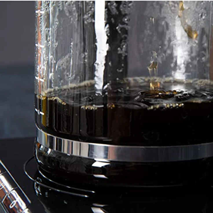 Gastronoma 18100003 - Koffiezetapparaat 1.5L, zwart/roestvrij staal, Filterkaffeemaschine, Schwarz – Bild 9