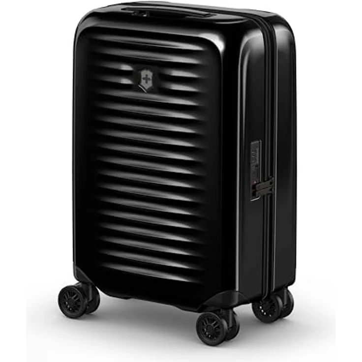 Victorinox Airox Frequent Flyer Hardside Carry-On, leichter Handgepäckkoffer aus robustem Polycarbonat, 34 l, 35 x 23 x 55 cm, Schwarz – Bild 2