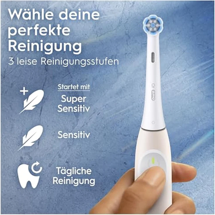 Oral-B Elektrische Zahnbürste iO Series 2, Aufsteckbürsten: 1 St., für die sanfte Reinigung – Bild 3