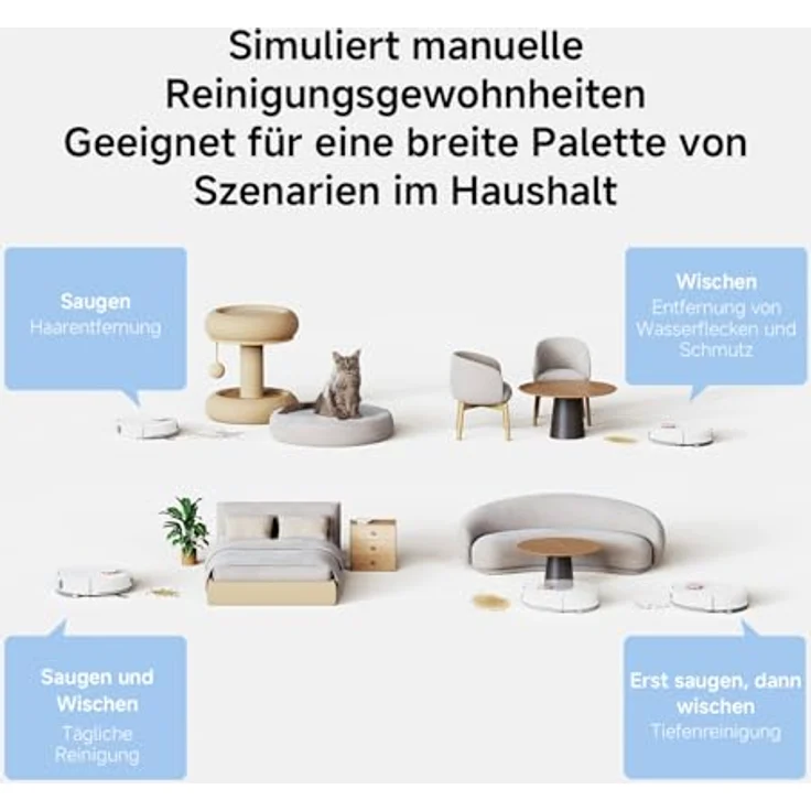 Xiaomi Robot Vacuum H40, Staubsauger-Roboter mit leistungsstarker Saugkraft – Bild 8