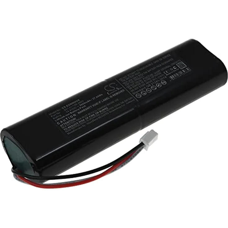 akku-net Akku für Saugroboter Ecovacs Deebot Ozmo 930, Ozmo 937, 14,4V, Li-Ion, Schwarz - Hohe Kapazität 2600mAh/37,4Wh, Qualitätszellen, 100% kompatibel