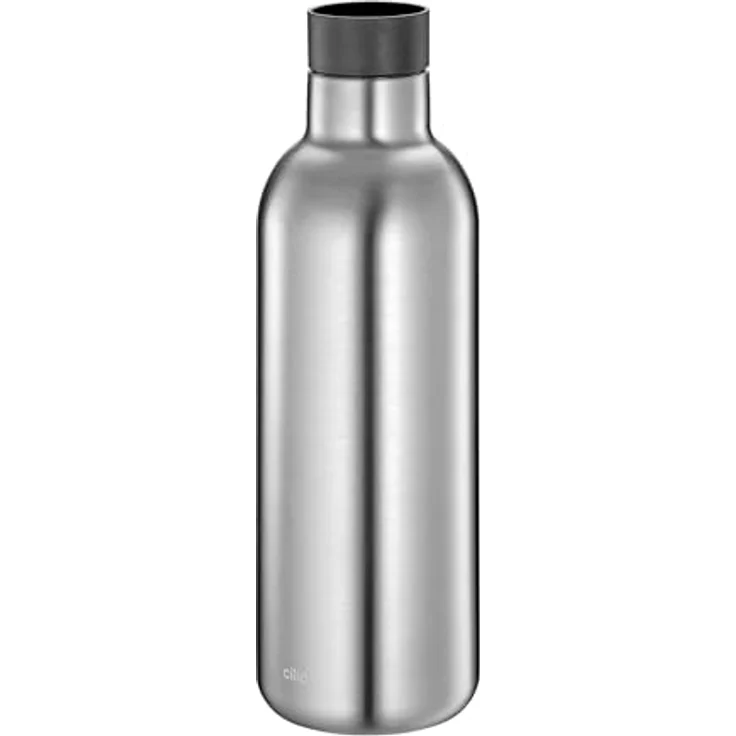 Cilio Isoliertrinkflasche DELUXE, Edelstahl Thermoflasche mit 360° Trinkverschluss, bruch- und auslaufsicher, 650 ml, 24,5 cm hoch, 18 h heiß & 24 h kalt, Doppelwandsystem – Bild 1