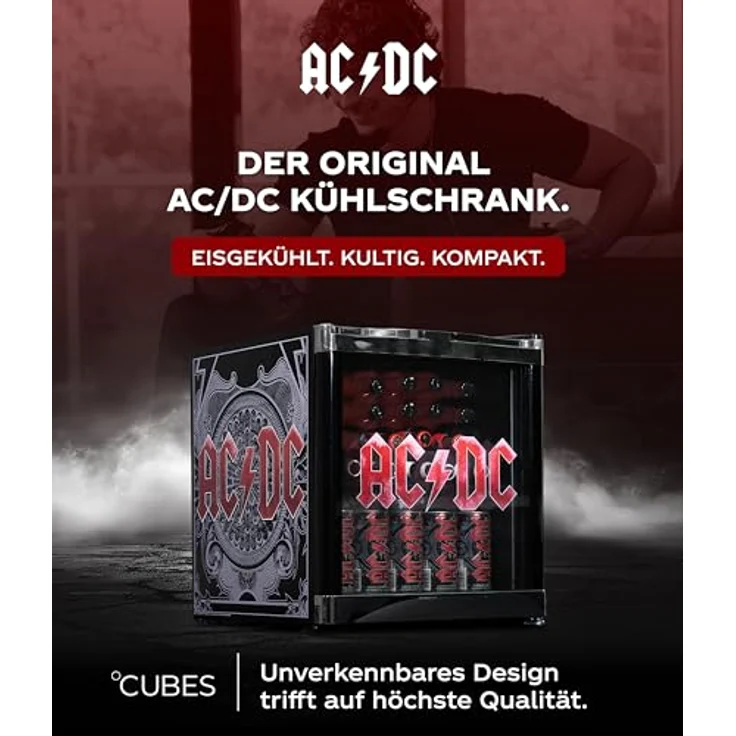 Husky CoolCube HUS CC-202 AC-DC Getränkekühlschrank Cube, freistehend, schwarz, 48 L, Breite 43 cm – Bild 7
