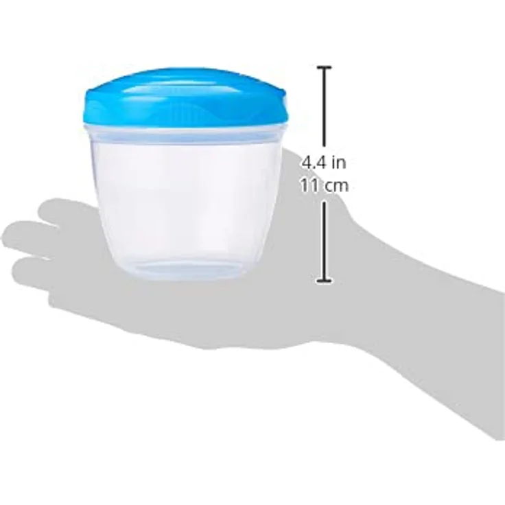 Sistema Aufbewahrungsdosen Snack'n'Nest 3er-Set, Kunststoff, Mehrfarbig, 150 ml, 305 ml, 520 ml – Bild 4