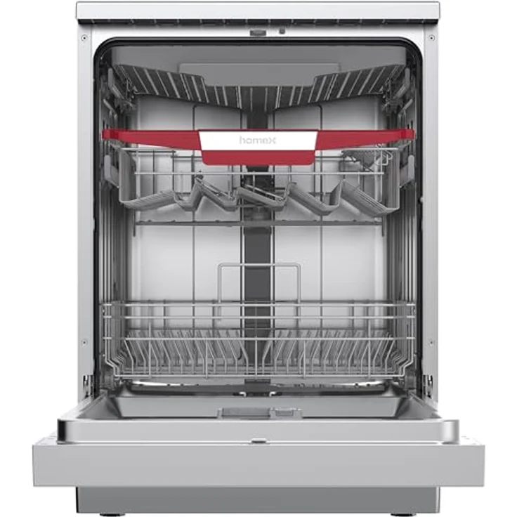 homeX DWFS601444C-S Geschirrspüler 60 cm, freistehend mit 14 Maßgedecken, 7 Programmen, AquaStop, 44 dB, unterbaufähig – Bild 11