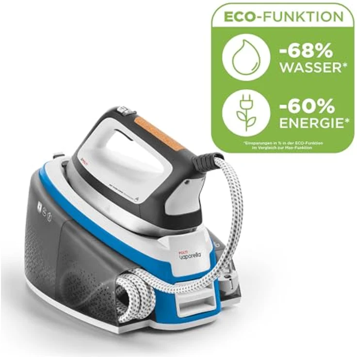 Polti Vaporella Instant VI50.40, Dampfbügelstation mit Instant Steam Technologie, 8 Bar Pumpe, 4 Bügelprogrammen und ECO-Funktion – Bild 2