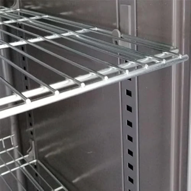 Beko ADN 480S BP Kühlschrank, 350 Liter Nutzinhalt, Stahlgrau, gewerblich geeignet mit LED-Beleuchtung und Umluftventilator – Bild 4