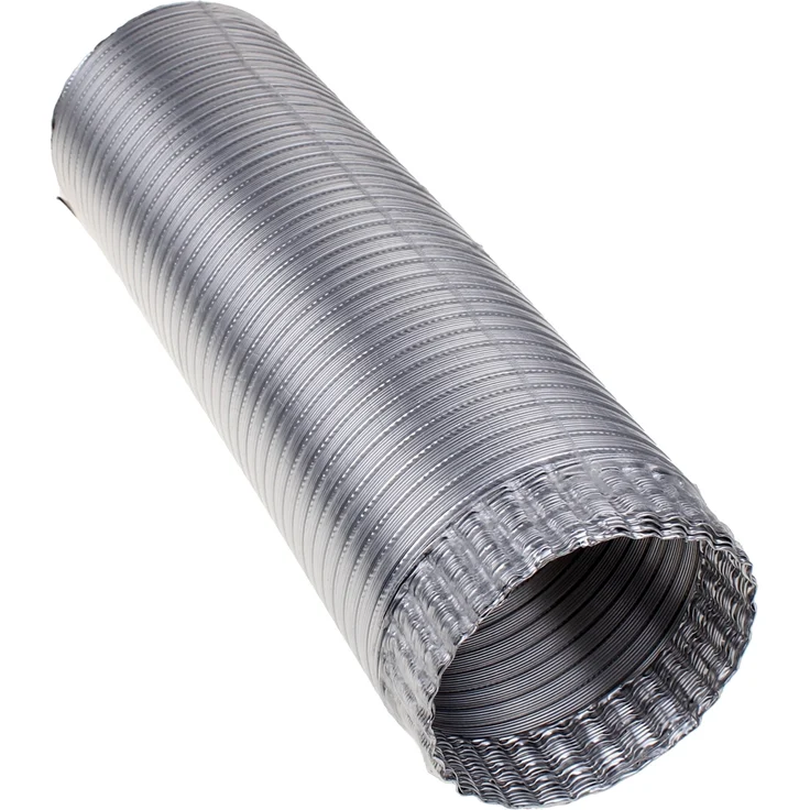 Wpro Abluftschlauch, Aluminium dehnbar, 1,5 m, Durchmesser 120 mm – Bild 1