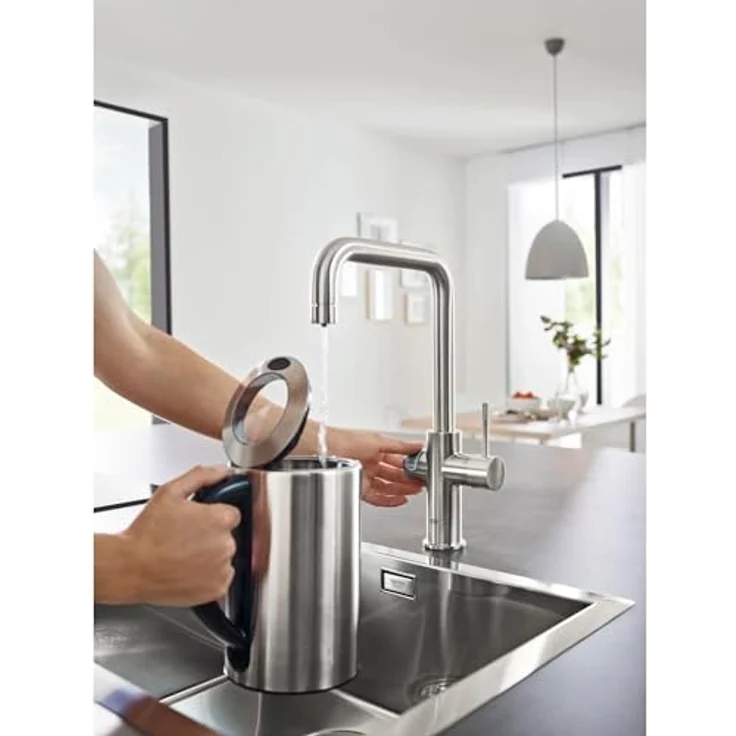 Grohe Blue Home, Wasserfilter Standard, Schwarz, Hebelgriffe, Typ L, Keramik, versandkostenfrei – Bild 5