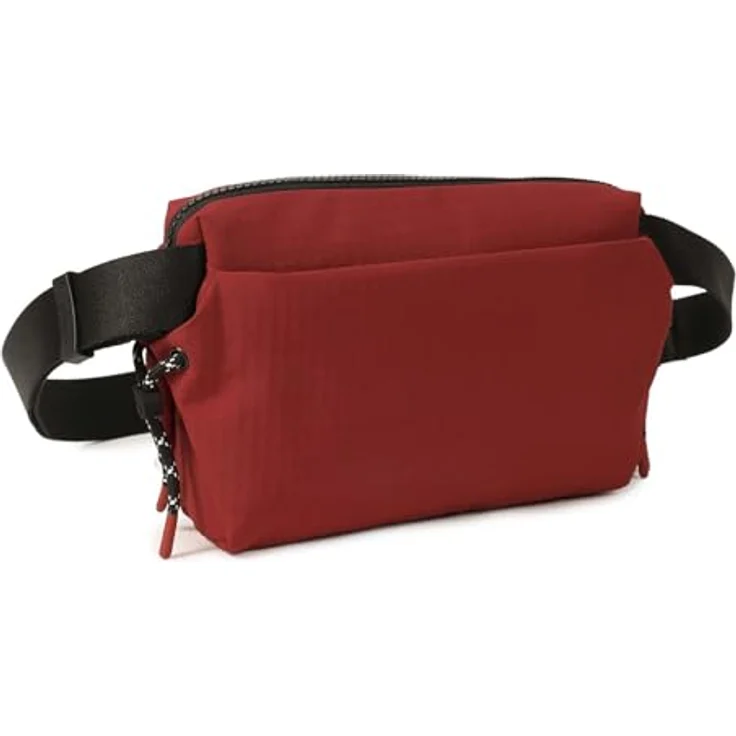 Hedgren String Jun Gürteltasche, 21 cm x 4.5 cm x 14.5 cm, 100% Polyester, rot – Bild 4
