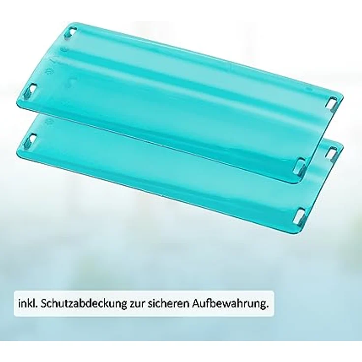 Nicer Dicer Chef Professional Gemüseschneider Reib-Einsätze | Set 2-tlg. - Zubehör, Julienne Reibe-Einsatz, Feiner Reibe-Einsatz, Schutzabdeckung. Gemüsereibe, Käsereibe – Bild 5