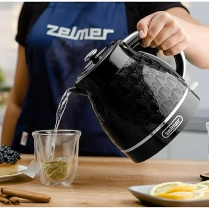 Zelmer ZCK7640 Wasserkocher 1,7 l 1850 - 2200 W Schwarz – Bild 3