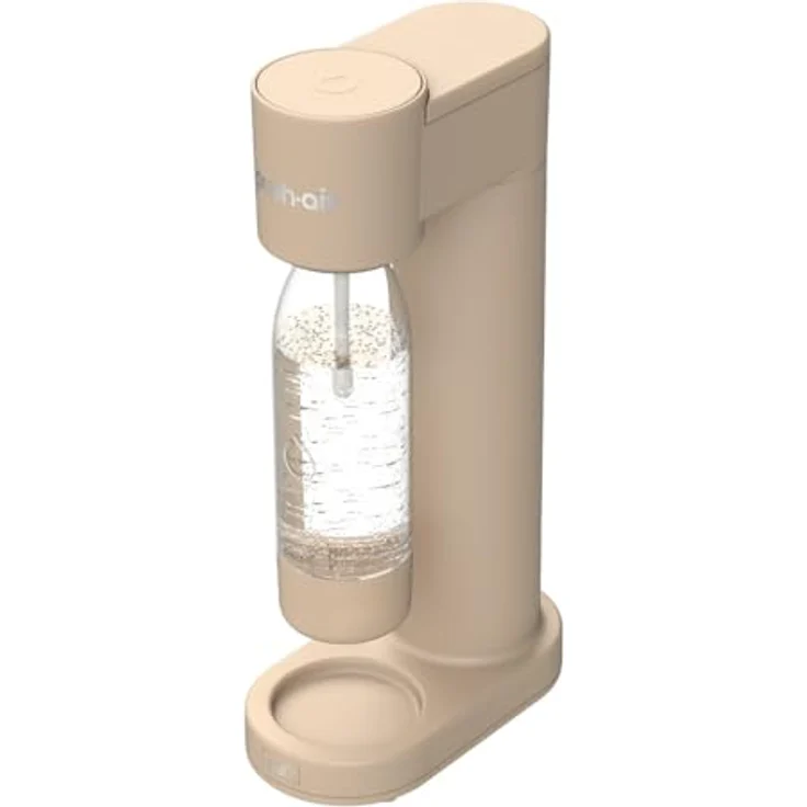 Dafi PushAir Saturator, Wassersprudler mit CO2-Kartusche und 0,7l Cappuccino-Flasche, individuell einstellbare Kohlensäuremenge – Bild 5
