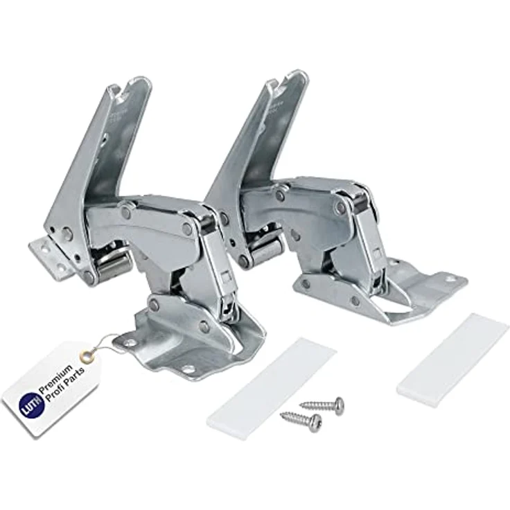 Scharnier Türscharnier-Set kompatibel mit Bosch Siemens Neff AEG Constructa Balay für Kühlschrank 00481147 481147 – Bild 1