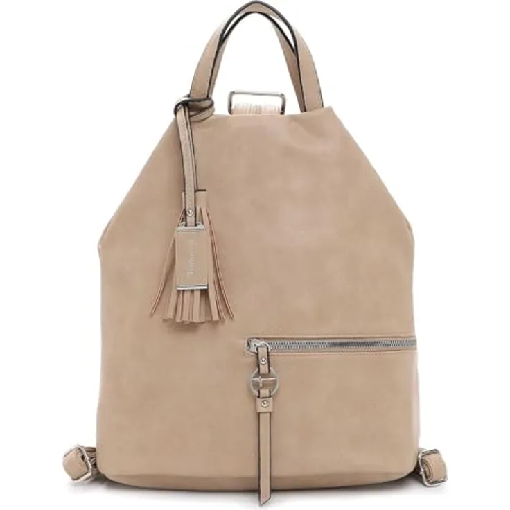 Tamaris Nele City Rucksack, 40 cm, braun, 100% Polyurethan, 35 x 17 x 40 cm