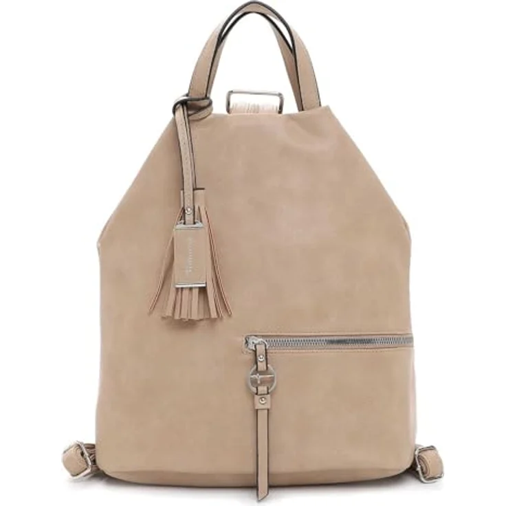 Tamaris Nele City Rucksack, 40 cm, braun, 100% Polyurethan, 35 x 17 x 40 cm – Bild 1