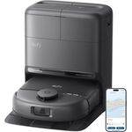 eufy Saugroboter mit Wischfunktion C28, 15.000 Pa Turbo-Saugkraft, HydroJet selbstreinigende Wischrolle, 5-in-1 Omni-Station, KI-Hinderniserkennung, Anti-Verwicklung-Bürste