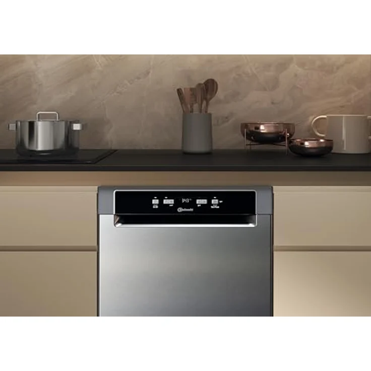 Bauknecht BK4UB14BN7A0X, Unterbau-Geschirrspüler (60 cm) mit 14 Maßgedecken, 8 Programmen, leise mit 41 dB, inkl. Besteckschublade und Höhenverstellbarkeit – Bild 5