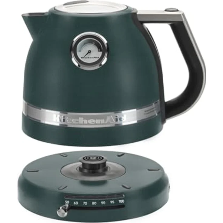 KitchenAid Artisan 5KEK1522EPP Wasserkocher, 2400 Watt, 1,5 l Volumen, Pebble Palm, Dunkelgrün, Serie: 5KEK1522 – Bild 5
