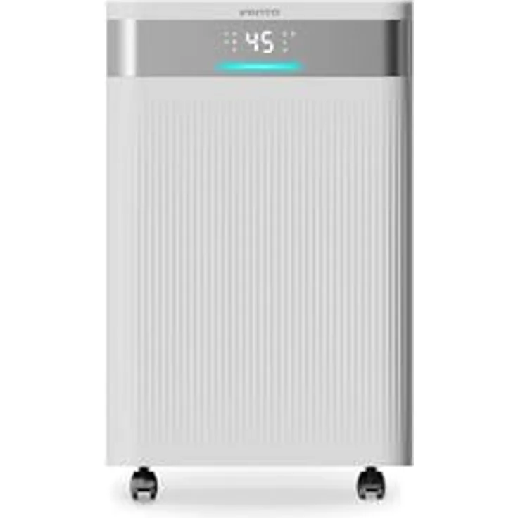 Venta AD100 Luftentfeuchter mit Ionisator-Funktion, 20L/Tag, 4,5L Tank, automatische Feuchtigkeitskontrolle, Wäschemodus, für Räume bis 40m², R290