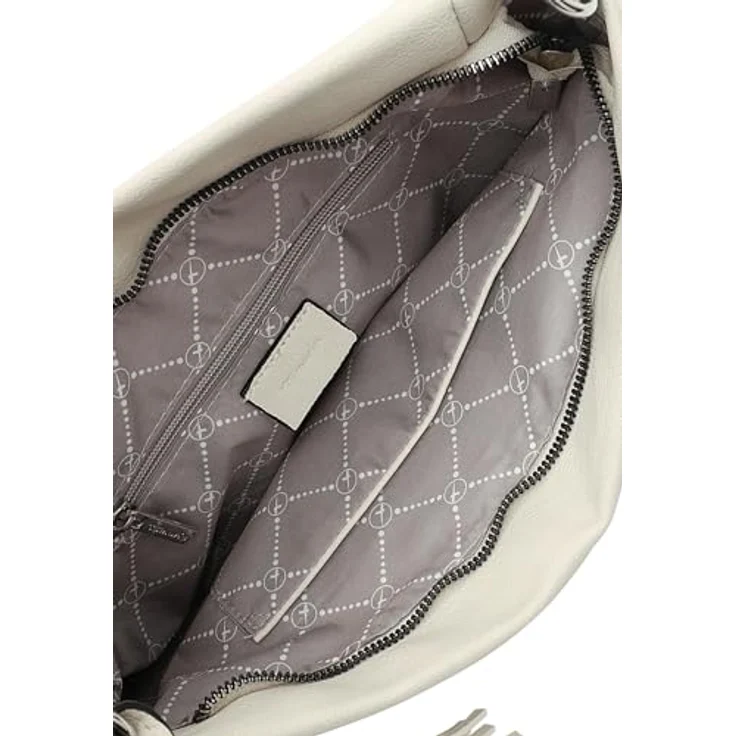 Tamaris TAS Nele, Damen Handtasche in Weiß, Grau und Beige, aus Feinsynthetik mit Reißverschluss und verstellbarem Umhängeriemen – Bild 7