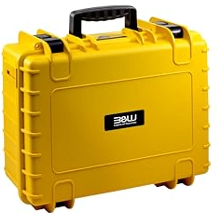 B&W International B&W Transportkoffer Outdoor Typ 5000 - Gelb - wasserdicht nach IP67 Zertifizierung, staubdicht, bruchsicher und unverwüstlich – Bild 2
