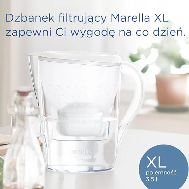 Brita Marella XL+1 Maxtra Pro PP Filterkanne, Weiß, 3,5 l, 150 l, mehrfarbig – Bild 4