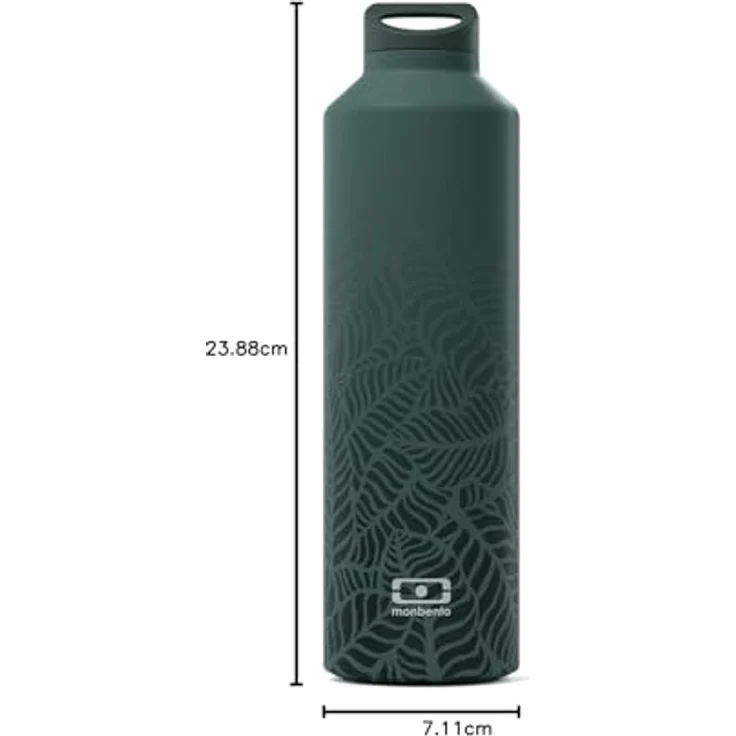 monbento Steel Trinkflasche, Edelstahl, Jungle, 23,8 x 7 x 7 cm – Bild 9