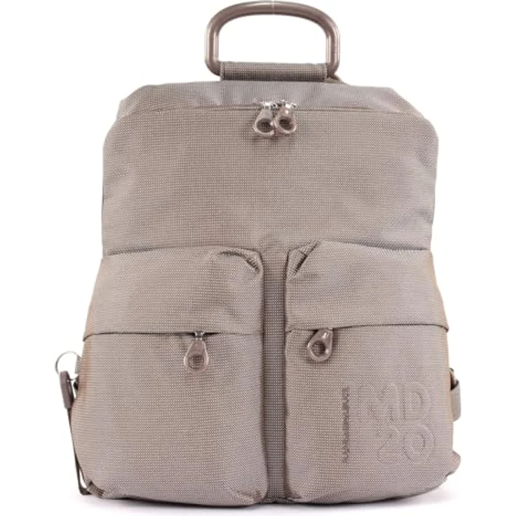 Mandarina Duck City Rucksack 34 cm, grau, 100% Polyester, 30 cm x 13 cm – Bild 1