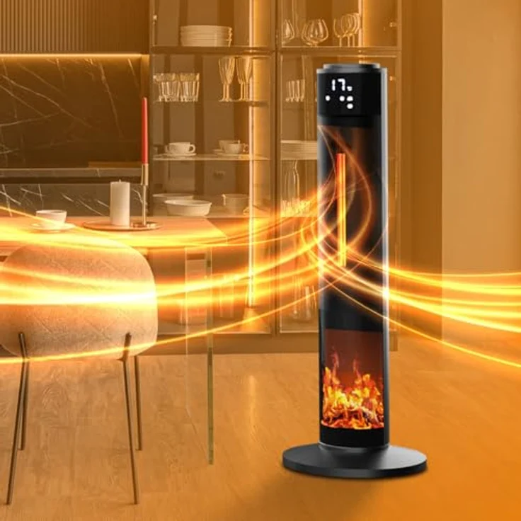 Tronitechnik Turm-Keramikheizer mit 2000 Watt, PTC Keramikheizelement TT-KH-073, Heizlüfter – Bild 7