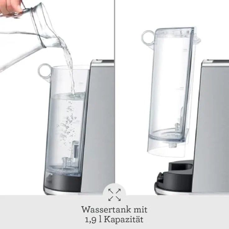 Sage SES500 the Bambino Plus Siebträgermaschine, Trüffelschwarz – Bild 5