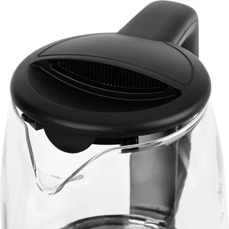 Emerio Glas-Wasserkocher WK-130126, 1,7 Liter, 2200 Watt, Schwarz-Transparent – Bild 4