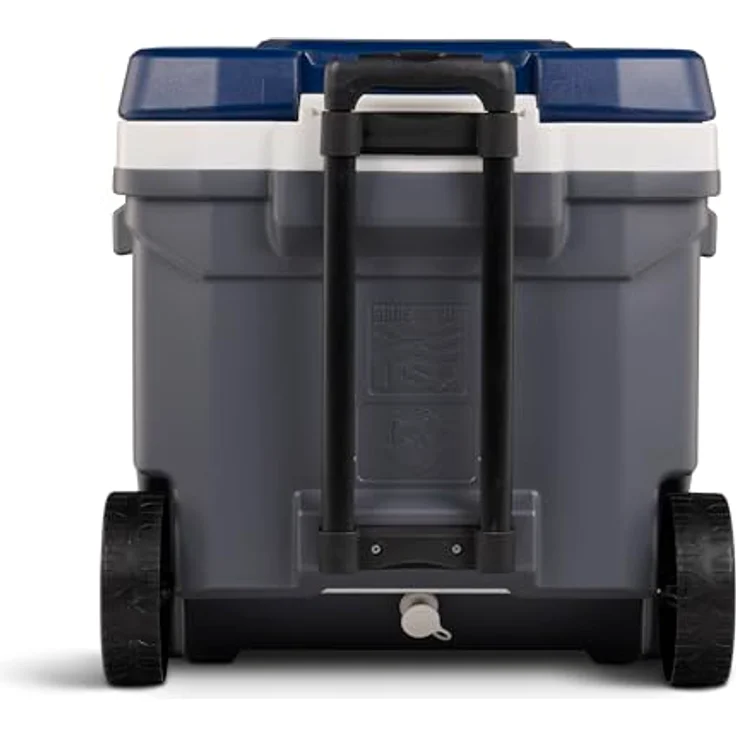 Igloo Maxcold Latitude 62, Kühlbox (56 l) mit Cool Riser Technology, stabilen Rollen und Teleskopgriff – Bild 5