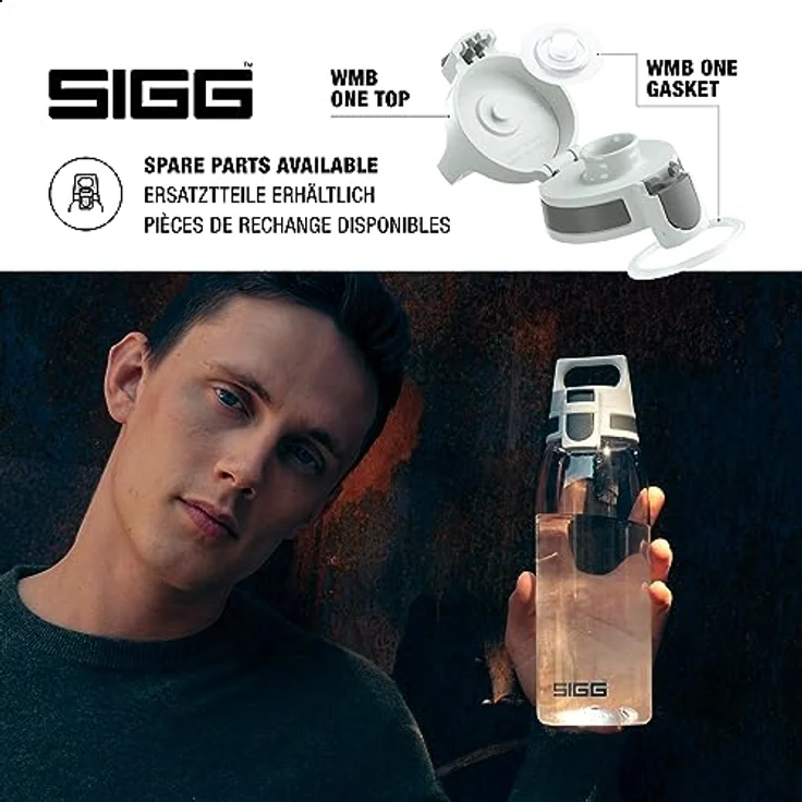 SIGG Trinkflasche TOTAL COLOR Transparent 1L – Bild 4