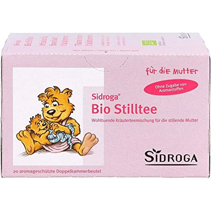 SIDROGA Bio Stilltee, Filterbeutel mit 30 g, natürliche Kräutermischung für Stillende – Bild 2