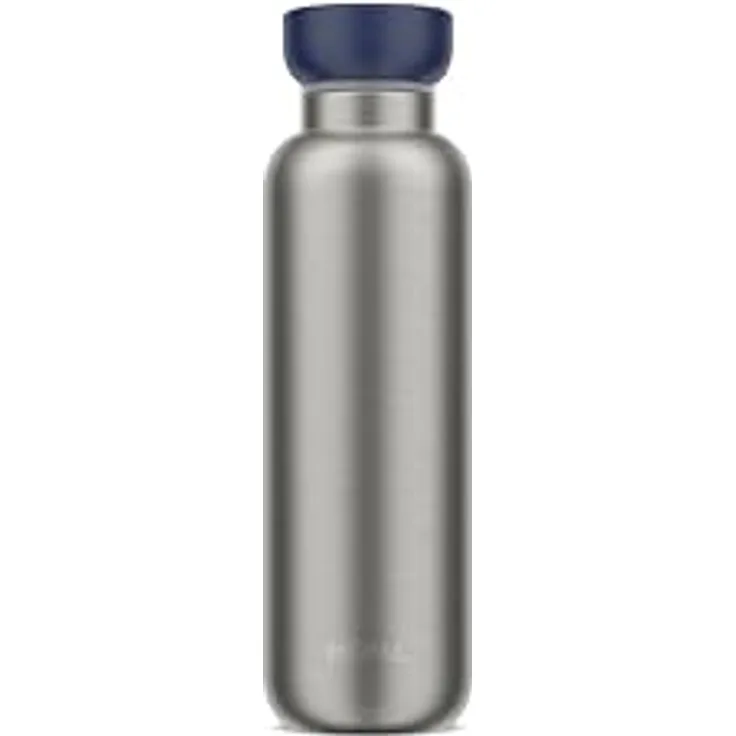Mepal Isolierflasche Ellipse - Doppelwandige Thermo Wasserflasche - 12h heiß & 24h kalt - Edelstahl - 500 ml - Vivid blue