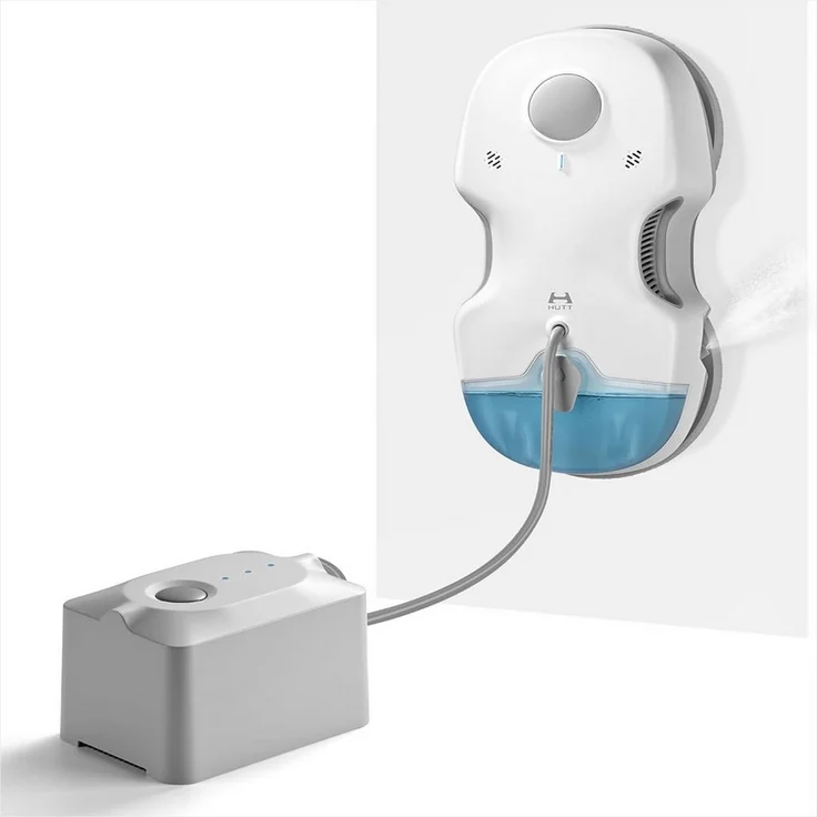 HUTT S7 Plus Fensterputzroboter, Akku mit 80ml Sprühfunktion, Automatischer Wasserstrahl, kabellose Fensterreinigung, intelligent mit 5500 Pa Saugkraft