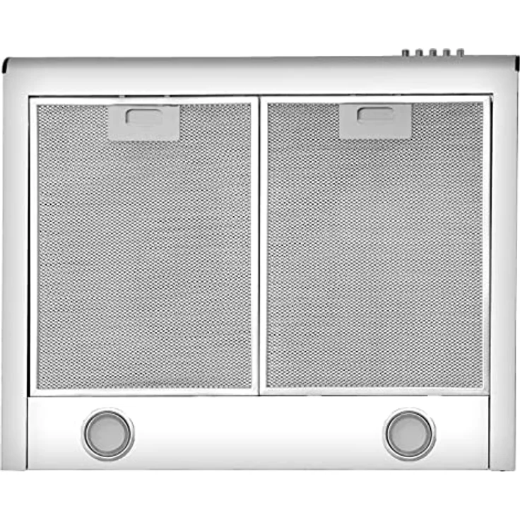 4BIG.fun Dunstabzugshaube + Aktivkohlefilter Abzugshaube Dunst Unterbauhaube 60 cm breit Silber Edelstahl LED-Beleuchtung [Energieklasse C] – Bild 4