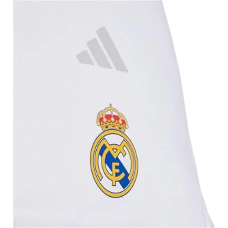 adidas Performance REAL MADRID HOME RUCKSACK, Sportrucksack mit Reißverschlusstaschen und verstellbaren Riemen, schwarz-weiß – Bild 4