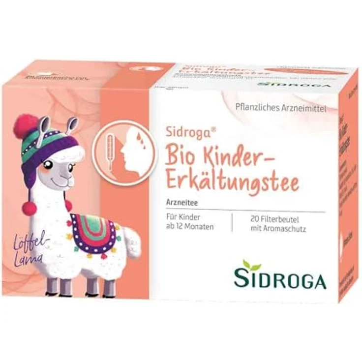 SIDROGA Bio Kinder-Erkältungstee Filterbeutel, 30 g - Beruhigende Kräutermischung für eine sanfte Linderung bei Erkältungen – Bild 2