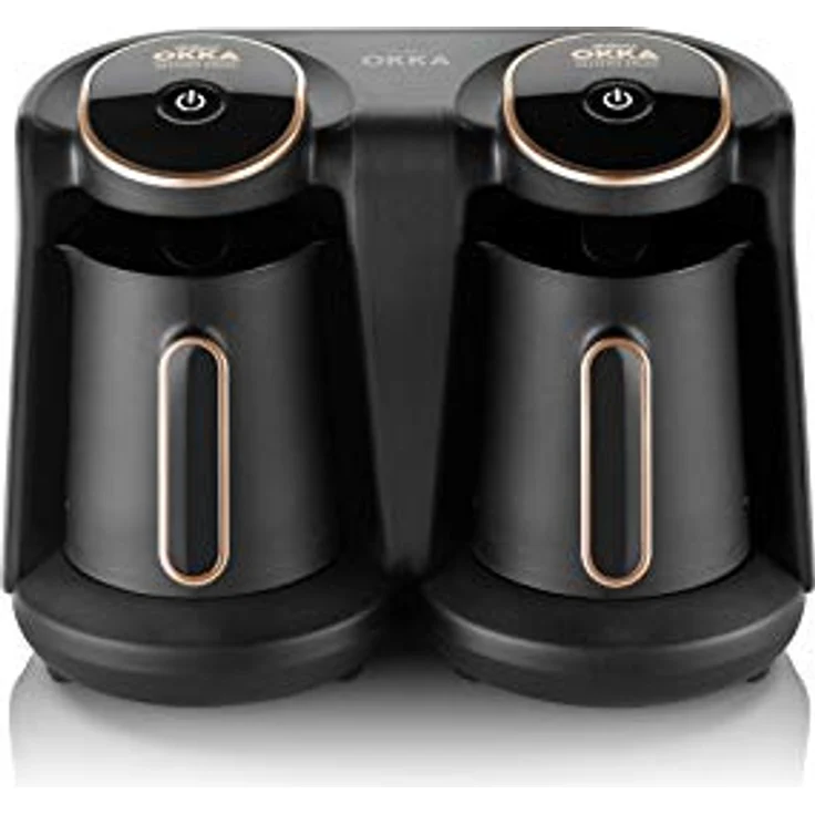 Arzum OKKA Minio Duo Kaffeemaschine, 1-8 Tassen Fassungsvermögen, waschbare Kaffeekanne, Akustisches Alarmsystem, kompakte Bauweise, 880W Leistung, Kaffeemesslöffel – Bild 3