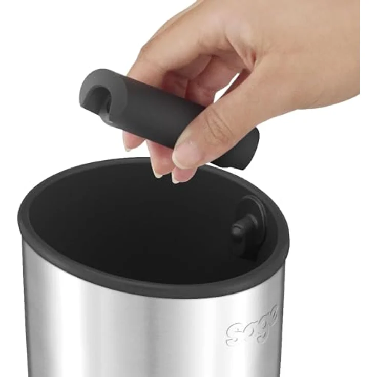 Sage - the Knock Box 10, Schwarzer Trüffel - Passt perfekt zu Ihrer Espressomaschine, Kapazität für bis zu 10 Espresso-Pucks, Leicht zu reinigen und zu leeren – Bild 3