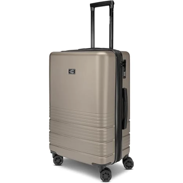 camel active Check-in Koffer Hanoi, mittelgroßer Trolley 41 x 27 x 65 cm, stoßfestes ABS Material, erweiterbar, Teleskopgriff, 65 Liter Volumen – Bild 1