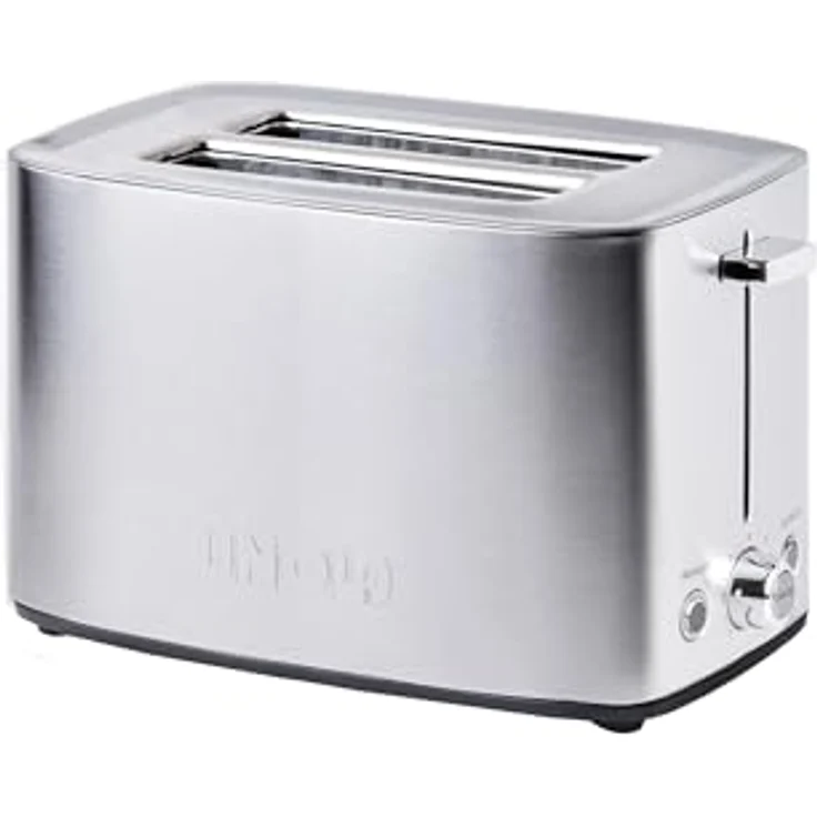 Unold 38216 Toaster Tommy 2-Scheiben-Toaster, 850 W, wärmeisoliertes Edelstahlgehäuse, Extra-große Röstkammern, XXL-Toastscheiben, 4 Funktionen - Edelstahl – Bild 2