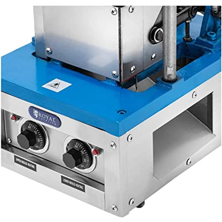 Royal Catering Waffeleisen für Eiswaffeln - 50 - 60 Waffeln/h - 74 x 124 mm - in Blau – Bild 3