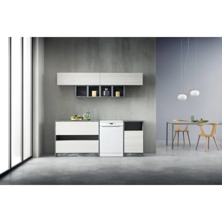 Whirlpool WFC3C42P, 60 cm Geschirrspüler mit 14 Gedecken, 42 dB, 8 Programmen und 6th Sense Timer, weiß – Bild 2