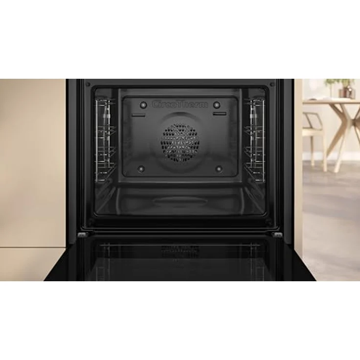 Neff E2CCG6AN3 + M13R42N2, Einbauherd-Set mit Elektrokochfeld und CircoTherm®, Schwarz – Bild 6