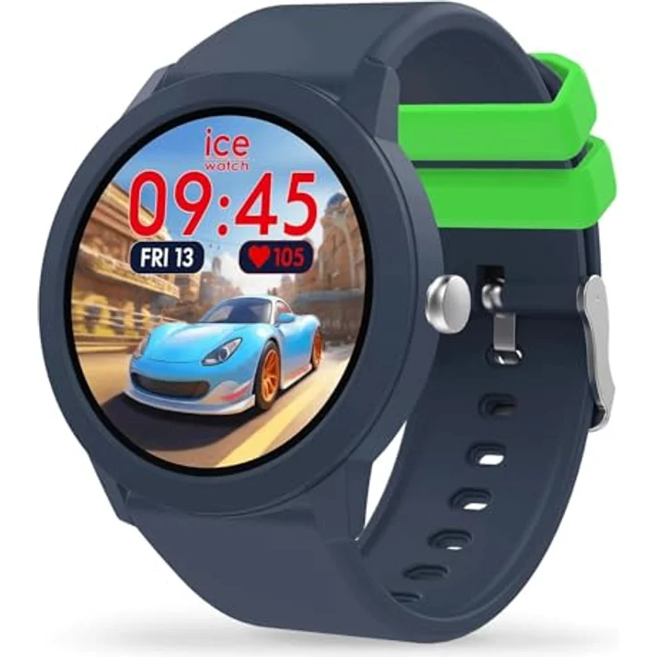 ICE-WATCH Smart Watch 025247, digitale Smartwatch mit 1,19-Zoll-AMOLED-Display, blau, Herzfrequenzmesser und wasserdicht bis 5 bars – Bild 2