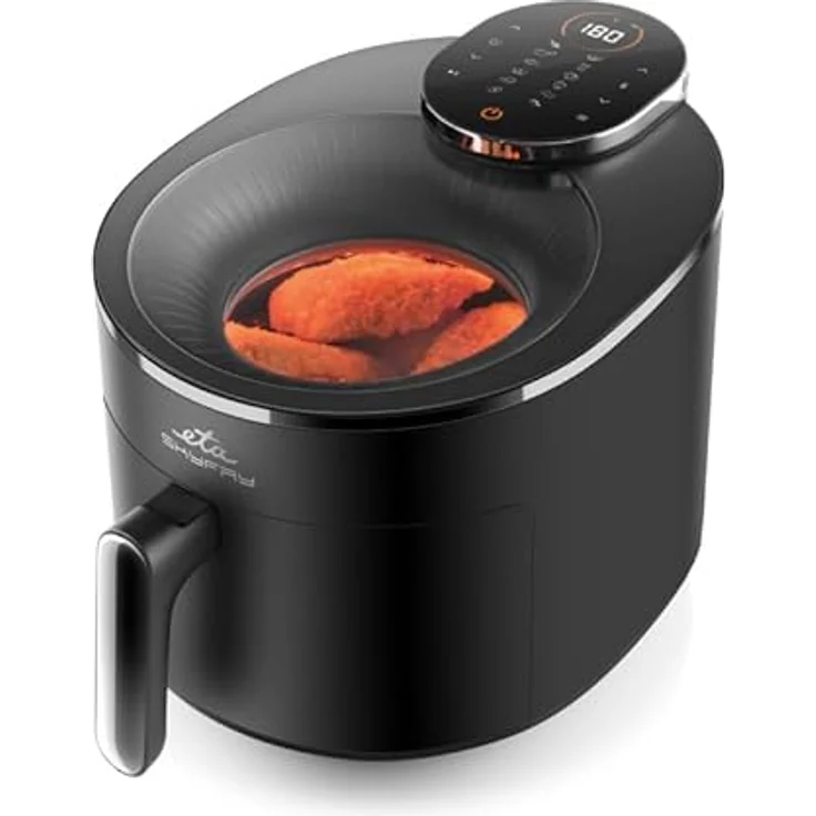 eta Heißluftfritteuse ETA516890000, 1500 W, 5 Liter Fassungsvermögen, 12 Automatikprogramme, LED-Touchdisplay, Überhitzungsschutz – Bild 2